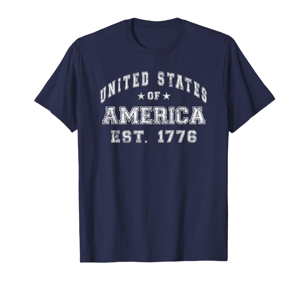 Amazon.com: United States of America Est. 1776 (Distressed